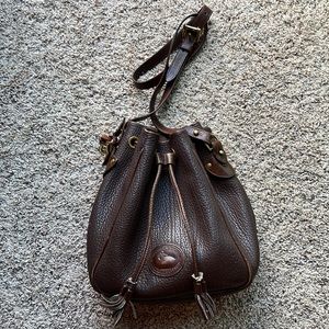 Dooney & Bourke Leather Brown Satchel